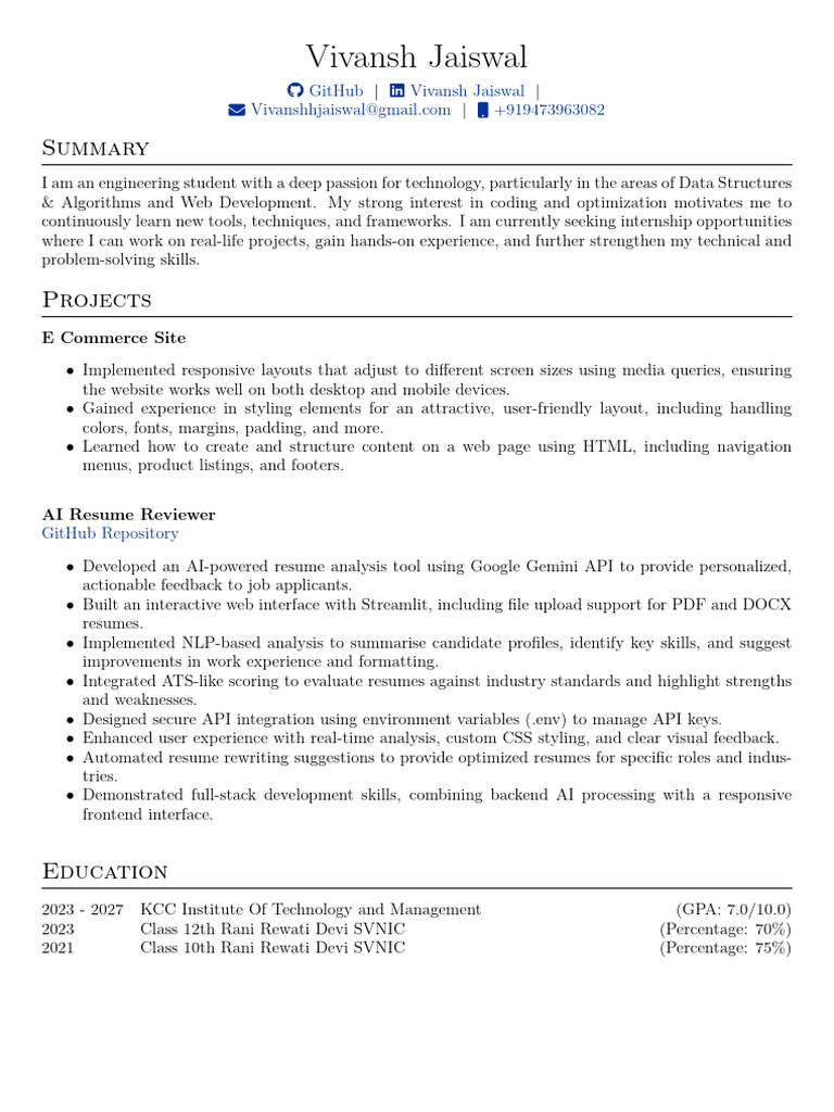 Engineering Student Portfolio & Projects | PDF | Web Development ...