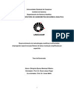 Desenvolvimento de Metodologias Analíticas Multivariadas para RAMAN