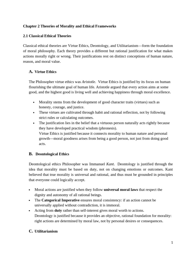 Ethical Theories and Cultural Intersection | PDF | Virtue Ethics | Morality