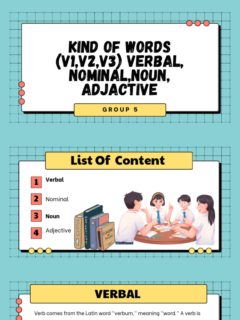 Regular and Irregular Verbs Interactive Presentation in Blue Yellow ...