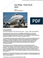 Chemtrails & HAARP - Deutsch - US Chemie Sprühflugzeug - Close-Up & Satelliten Photographien
