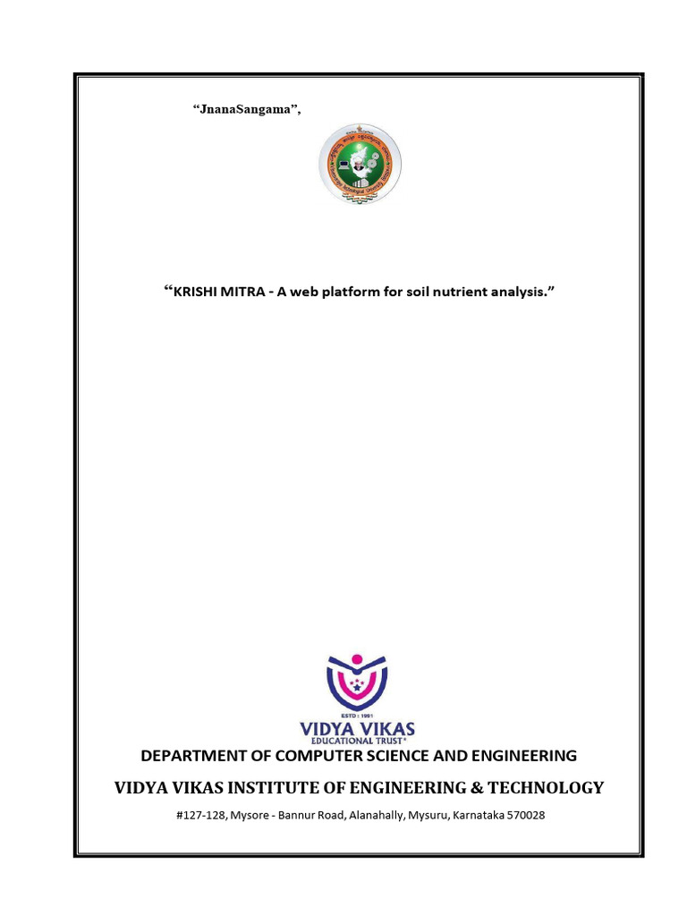 Krishi Mitra: AI Soil Analysis Platform | PDF | Agriculture ...