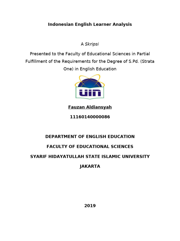 Indonesian EFL Learner Challenges | PDF | Teachers | Classroom
