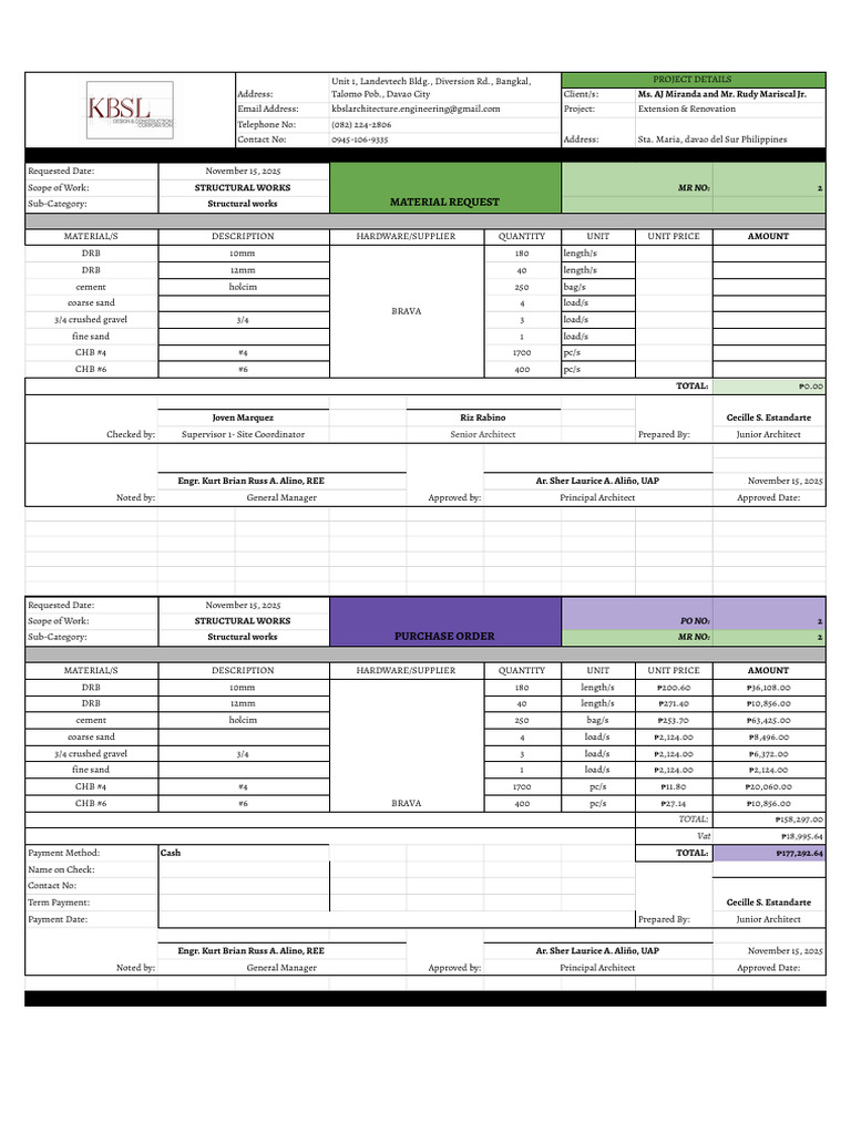 Po and MR New Format - Final Little Boracay | PDF