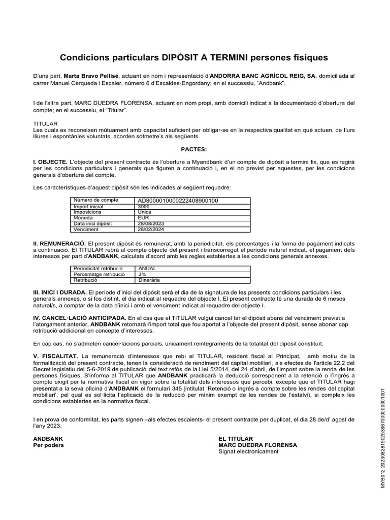 Contract | PDF