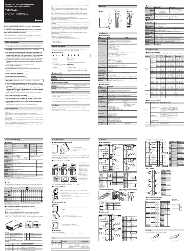 Modular PID Temperature Controller Guide | PDF | Insulator (Electricity ...