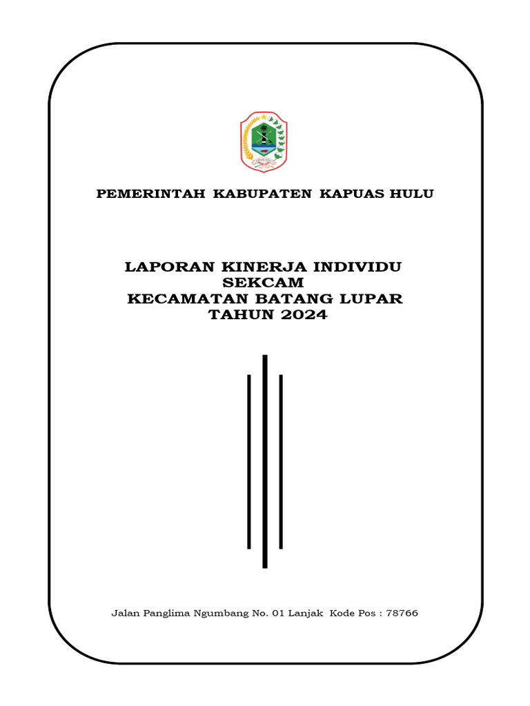 Laporan Kinerja Sekcam Batang Lupar 2024 | PDF