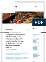 Zielpersonzersetzung - Moderne Folter - Lärmterror - Folterhausblog - Wordpress - Com