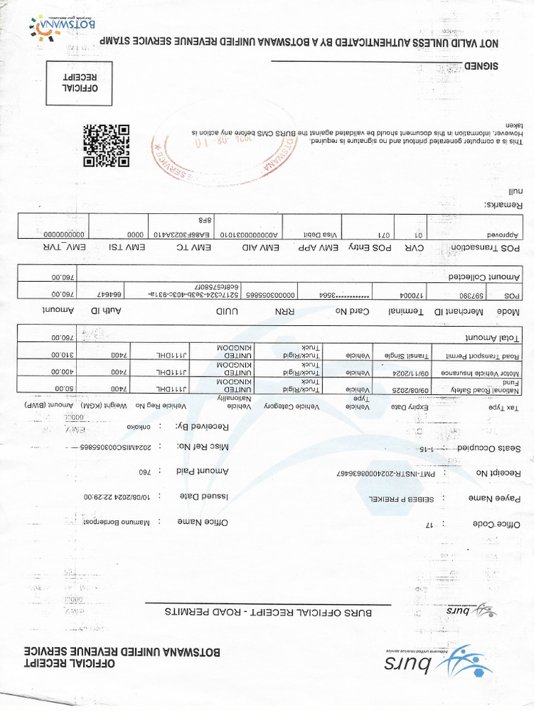 Benz Tipper Truck Documents | PDF