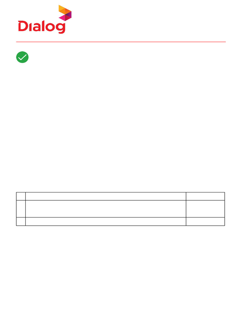 Order Confirmation for LTE Router | PDF