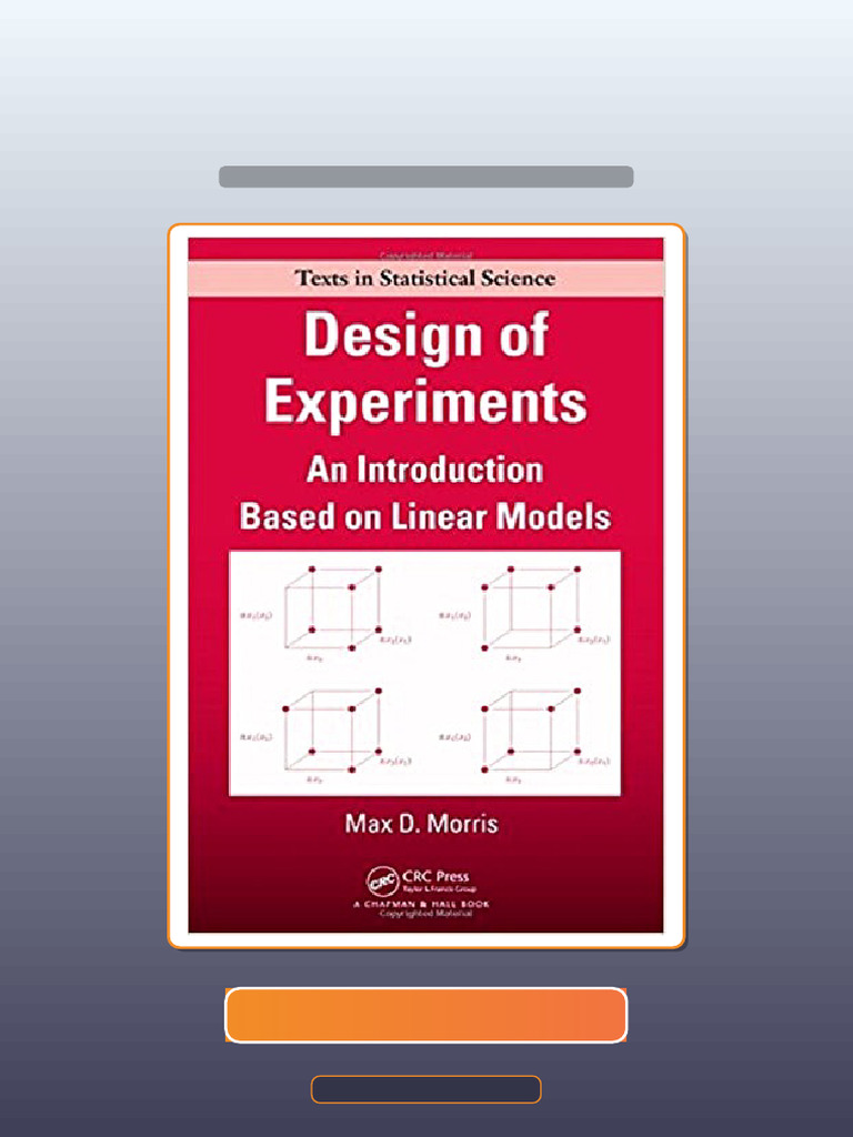 Test Bank of Design of Experiments an Introduction Based on Linear ...