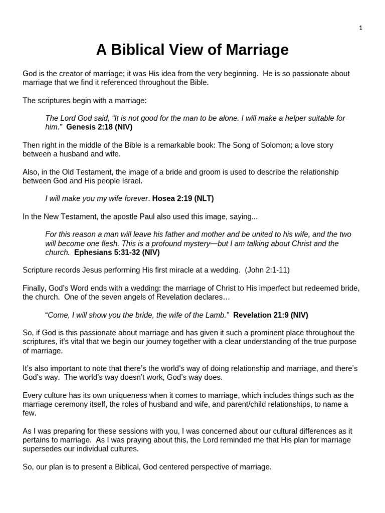 Four Pillars of Marriage 2023_english (4) - Copy | PDF | Marriage | Jesus, image size:768x1024