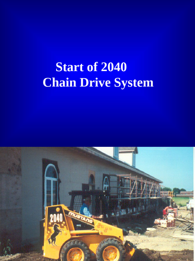 2040 Chain Drive System Overview | PDF | Valve | Pump