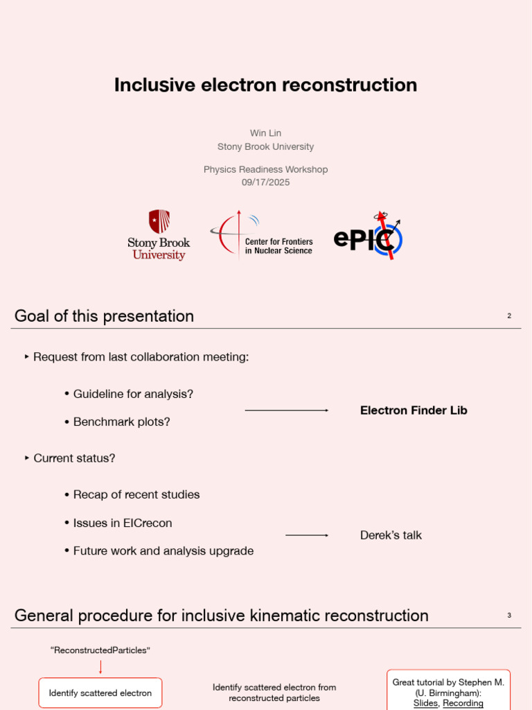 EIC EPIC Physics Readiness Workshop | PDF | Physical Phenomena ...
