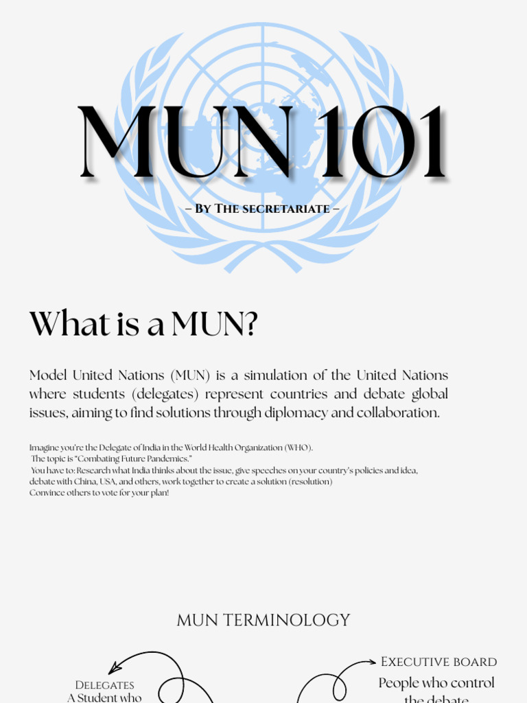 MUN 101: A Guide for Delegates | PDF