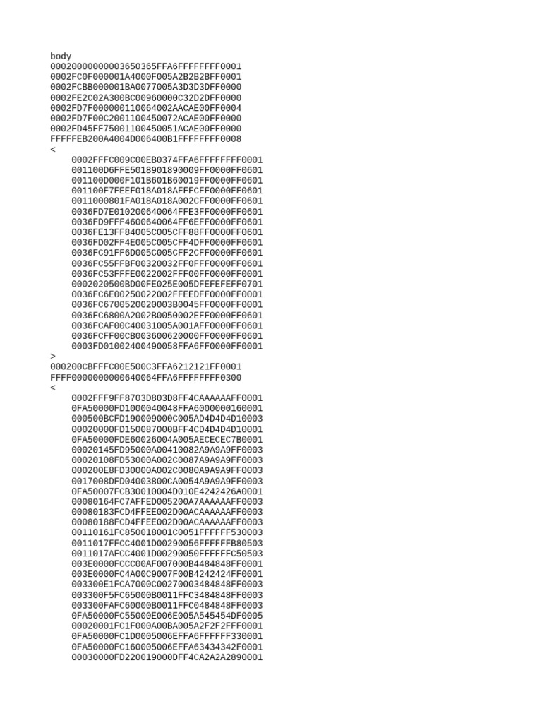 Hexadecimal Data Structure Analysis | PDF