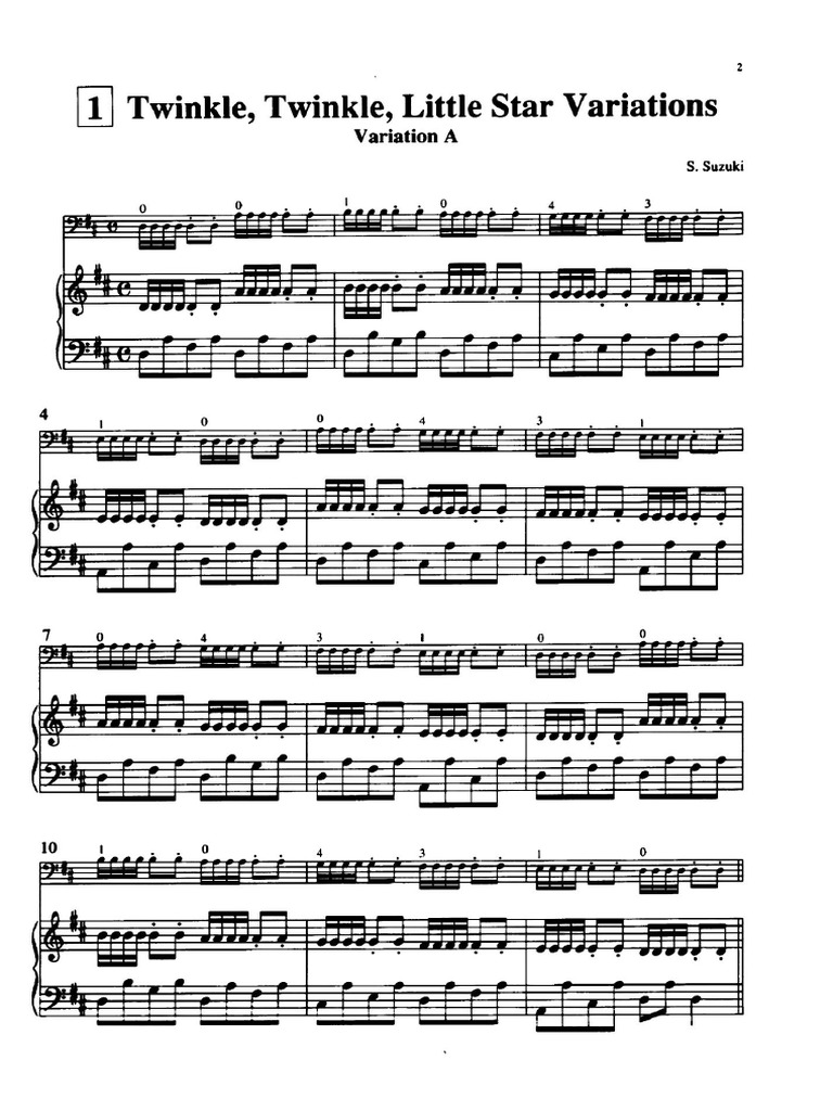Suzuki Book 1 Piano | PDF