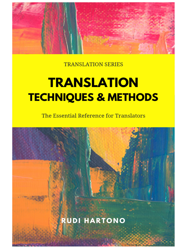 ÇeviriTeknikleri1DersKitabı1 - Translation Techniques and Methods | PDF ...