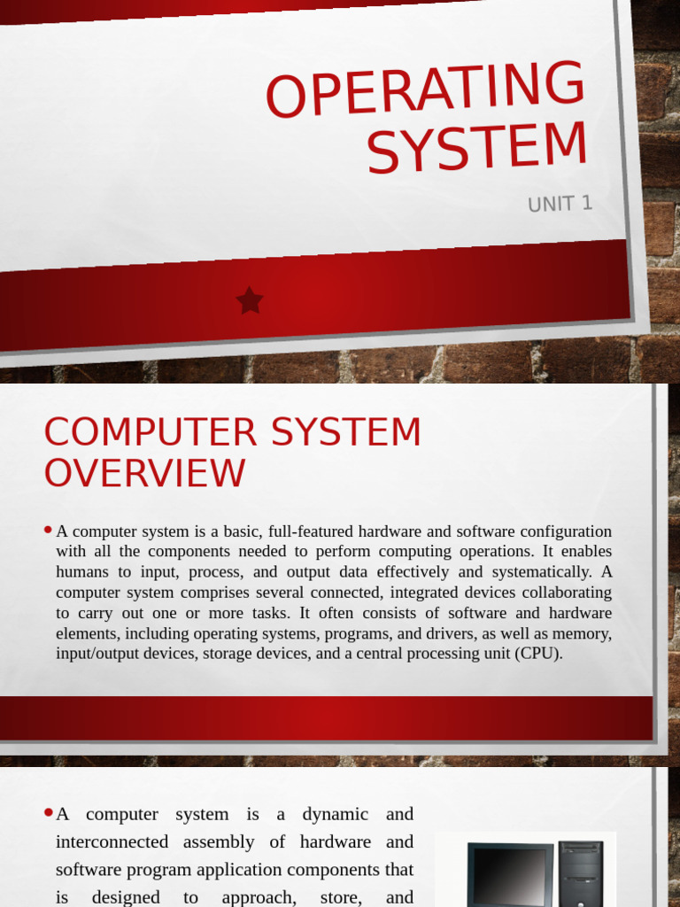 Computer System Overview and Components | PDF | Random Access Memory ...