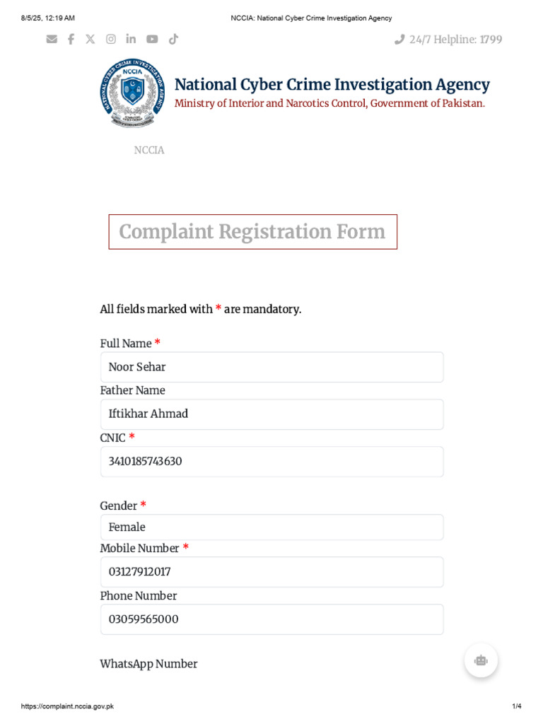 NCCIA_ National Cyber Crime Investigation Agency | PDF | Cybercrime ...