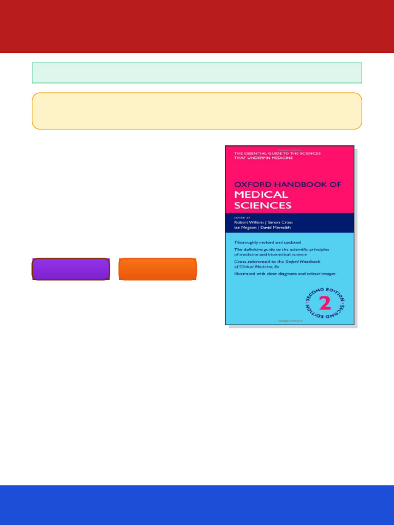Oxford Handbook of Medical Sciences 2nd Edition Robert Wilkins ebook ...