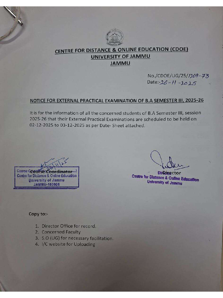 Notification | PDF