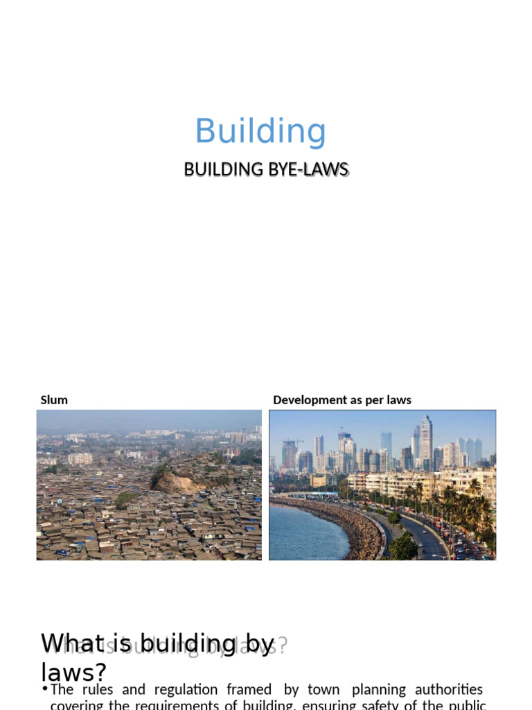Understanding Building Bye-Laws and Regulations | PDF | Basement | Building