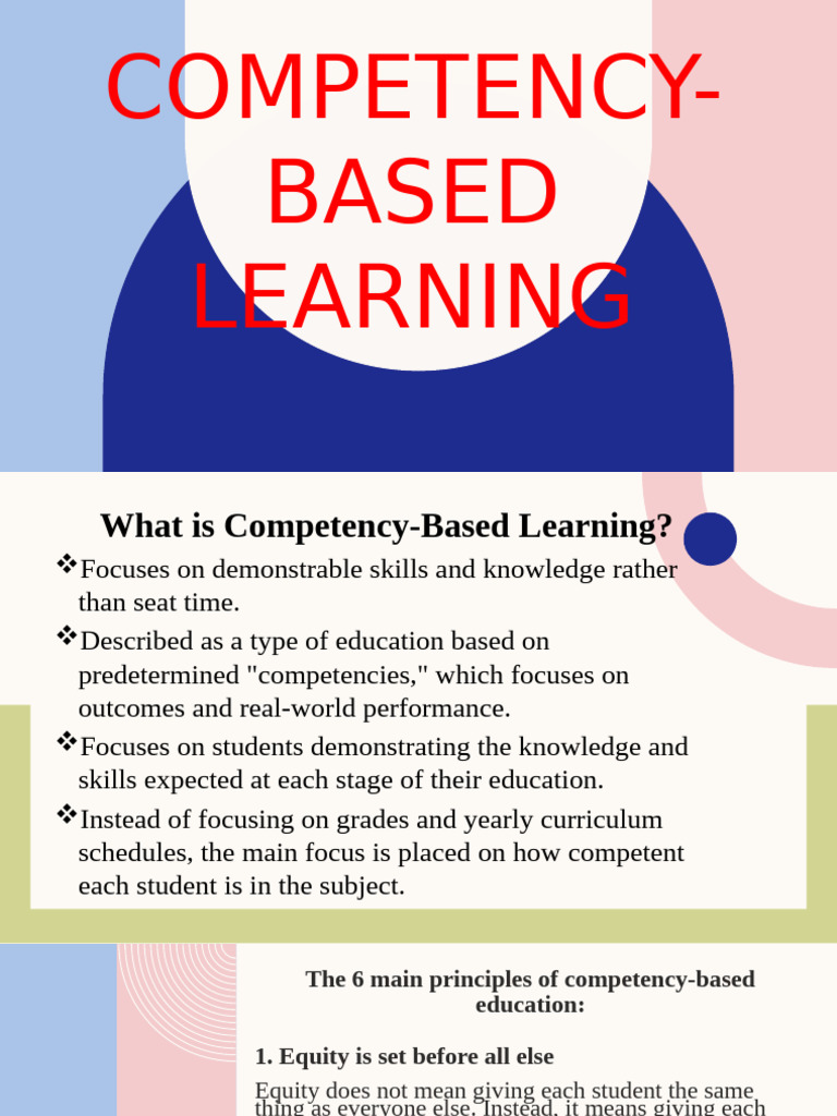 Understanding Competency-Based Learning | PDF | Learning | Teachers