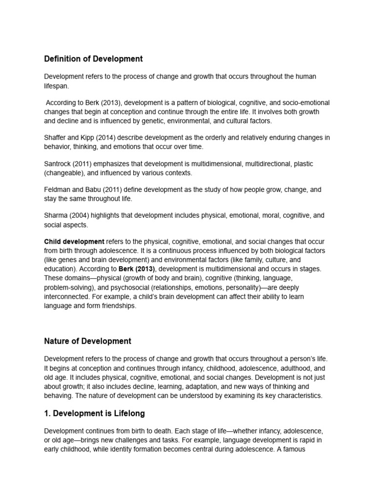 Understanding Human Development Stages | PDF | Language Development ...