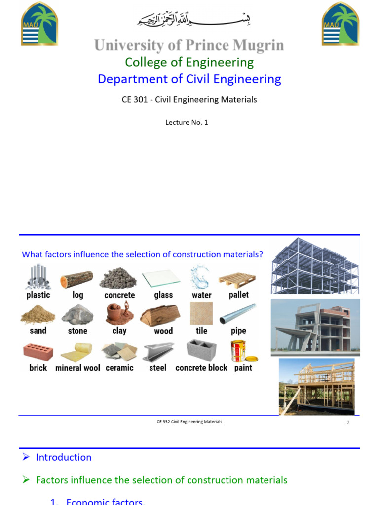 Factors in Construction Material Selection | PDF | Deformation ...