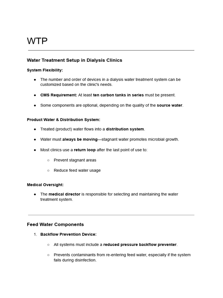 Wtp Module From Reiew of Hd PDF | PDF | Water Purification | Membrane