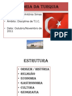 História Da TURQUIA - Antónia