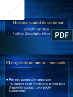Historia Natural de Un Tumor