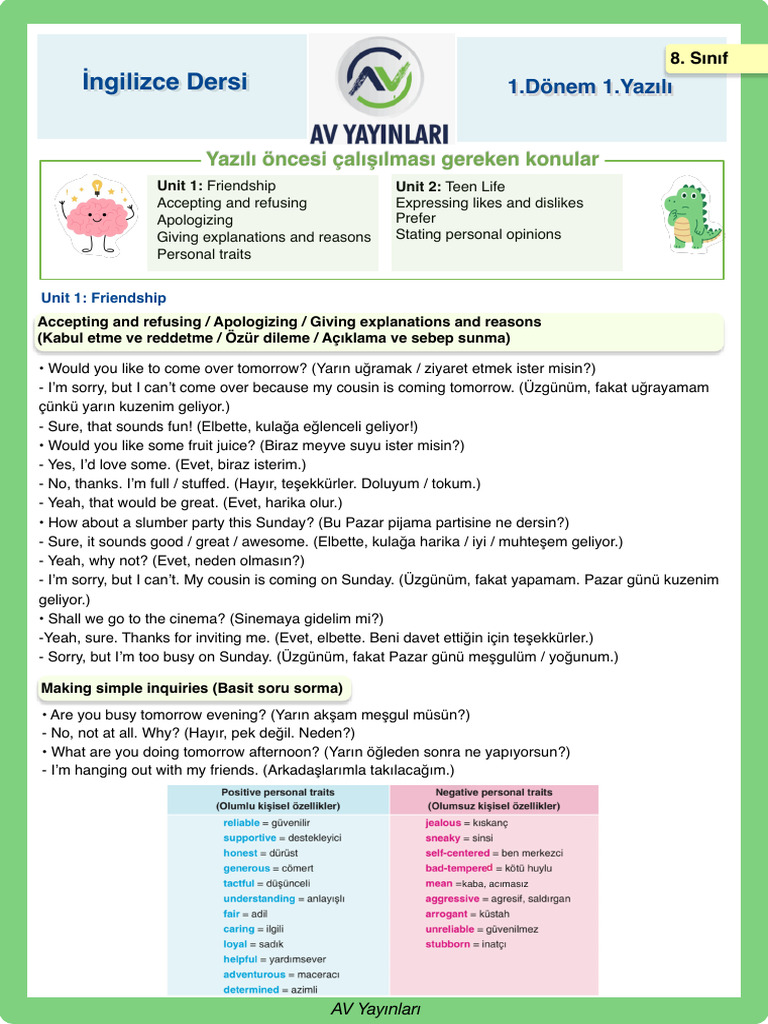 8th Grade English Exam Topics Guide | PDF
