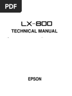 Epson LX-800 Technical Manual