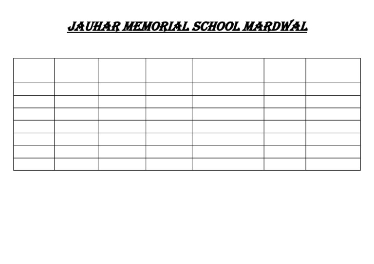 Date Sheet | PDF