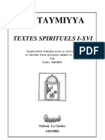 80302165 Ibn Taymiyya Textes Spirituels