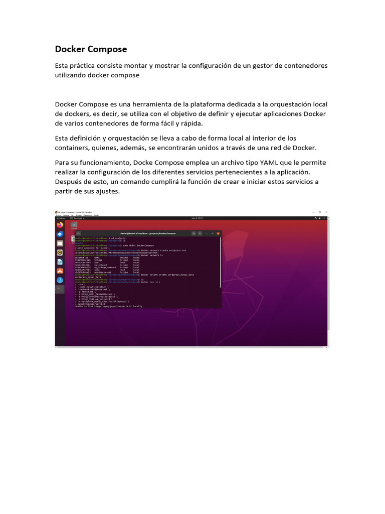 Guía Rápida de Docker Compose | PDF