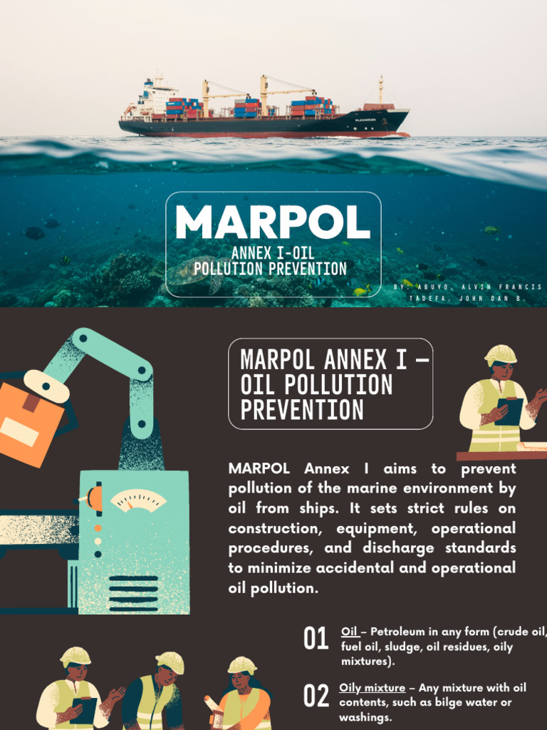MARPOL Annex I: Oil Pollution Prevention | PDF | Oil Spill | Natural ...