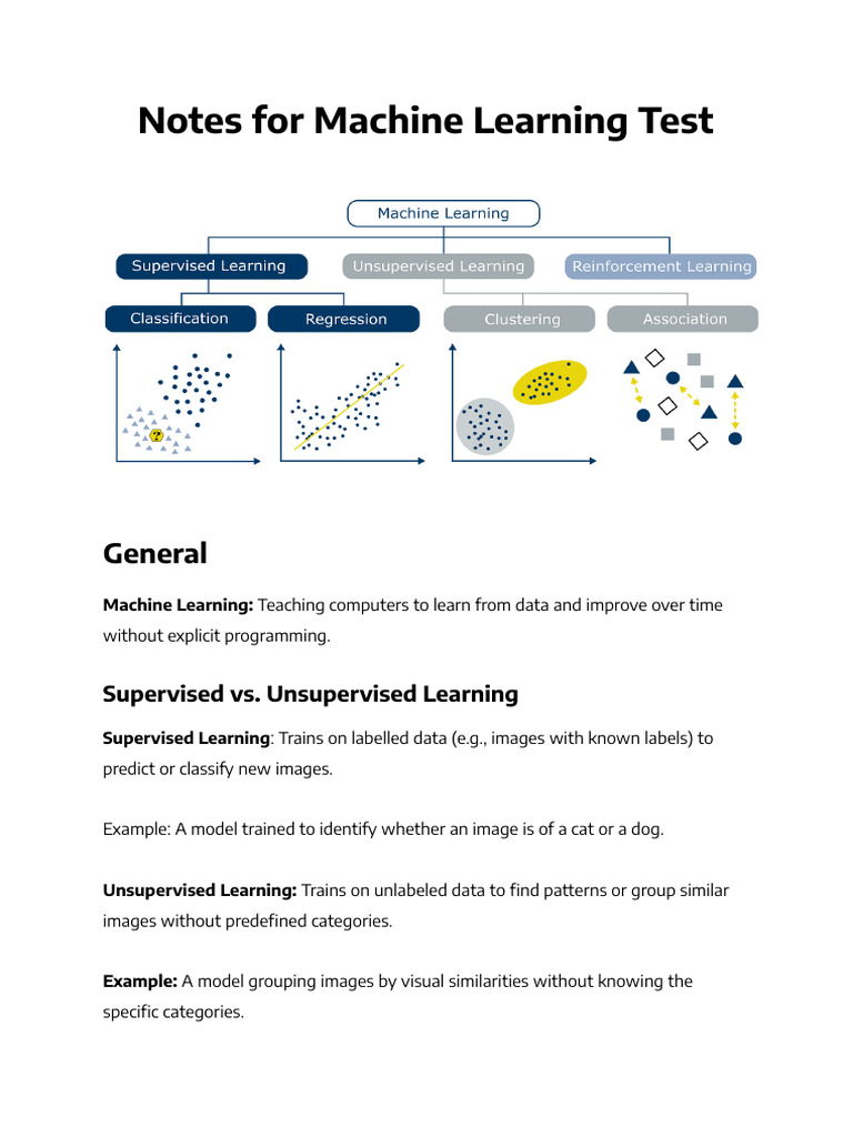 Machine Learning Fundamentals Guide | PDF | Machine Learning ...