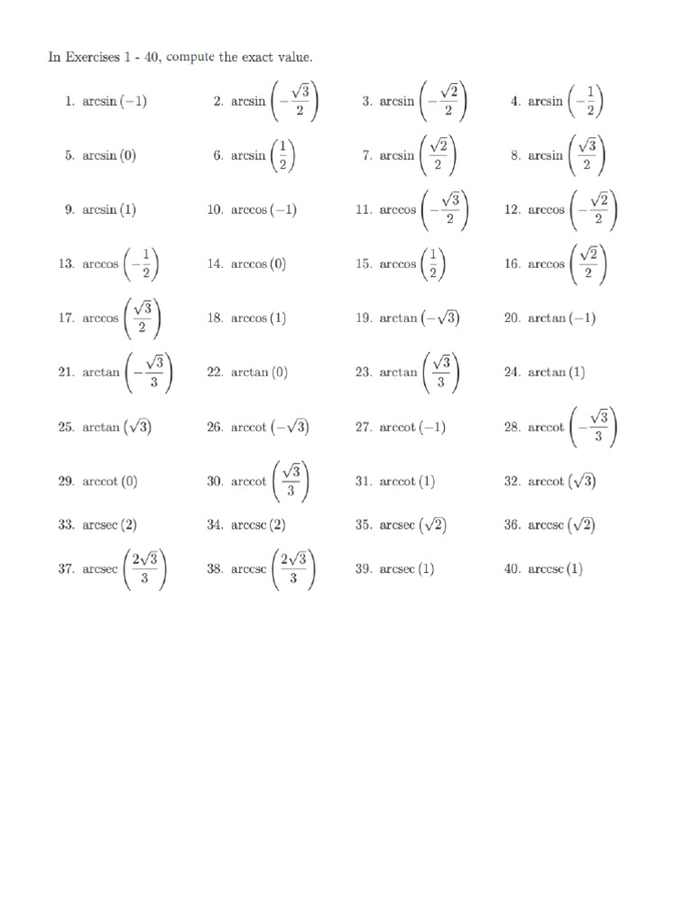 Trig Prac | PDF
