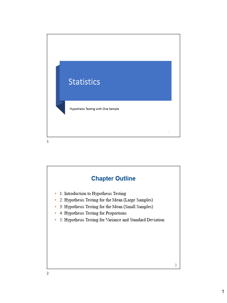 Hypothesis Testing: A Comprehensive Guide | PDF | P Value | Statistical ...
