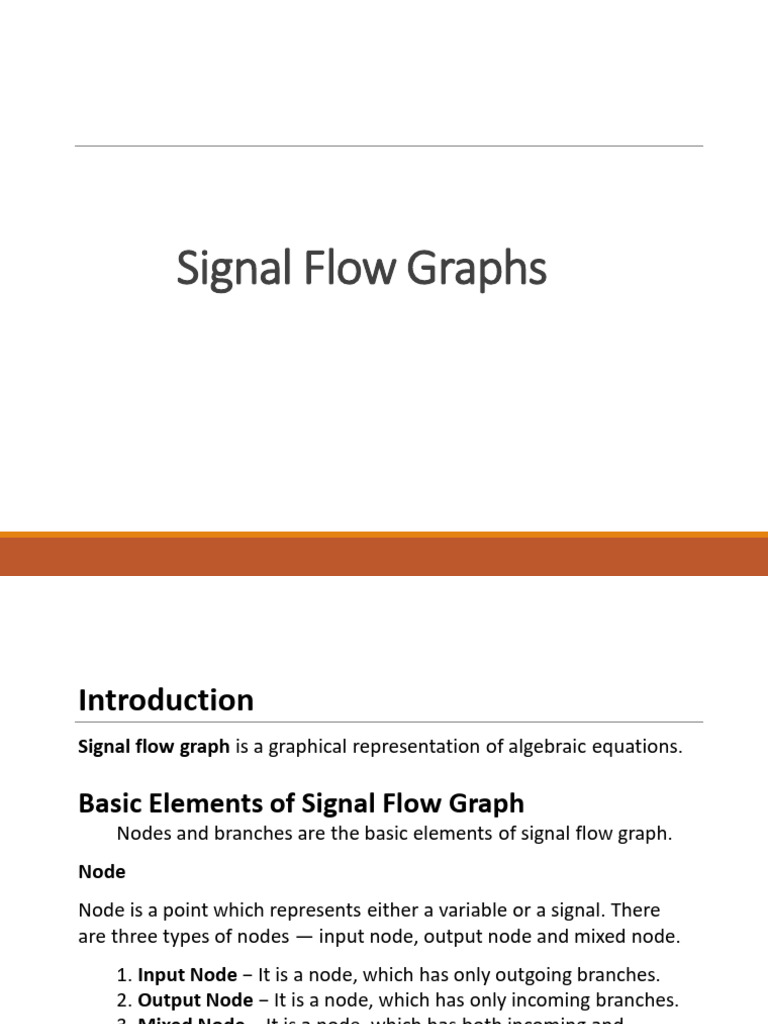 Understanding Signal Flow Graphs | PDF | Algebra | Mathematics