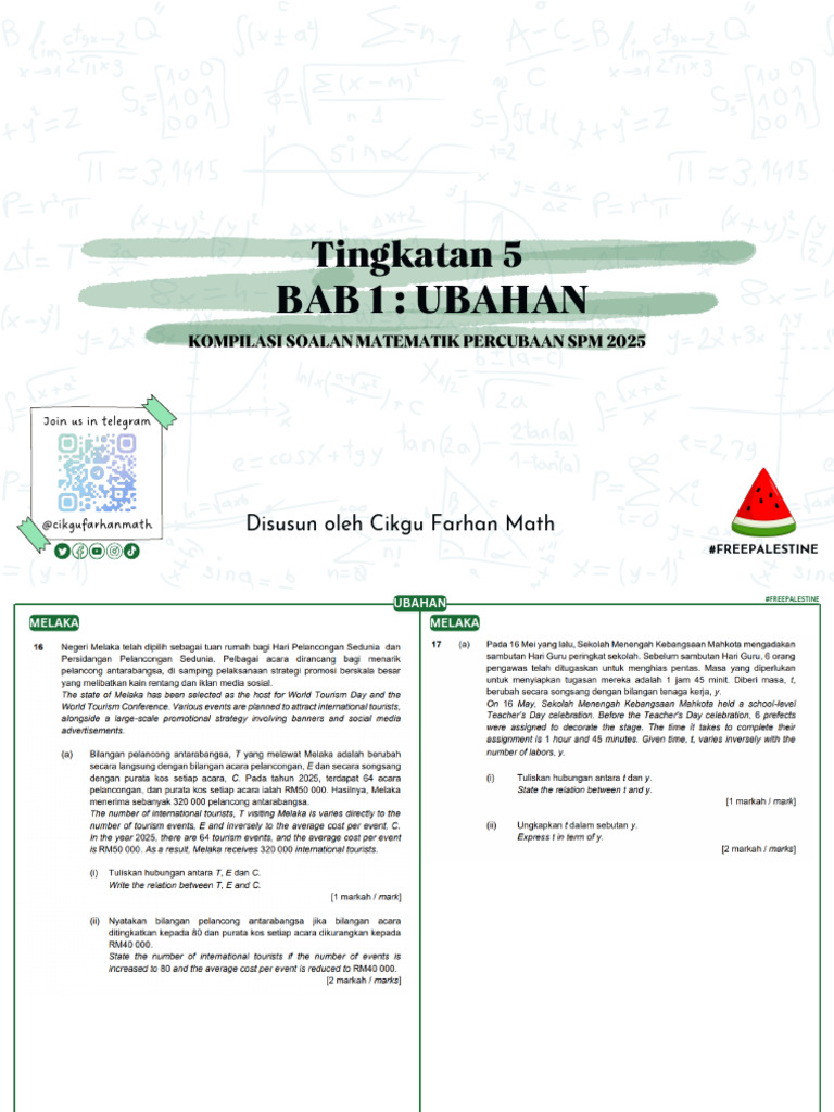 UBAHAN 2025 by @cikgufarhanmath | PDF