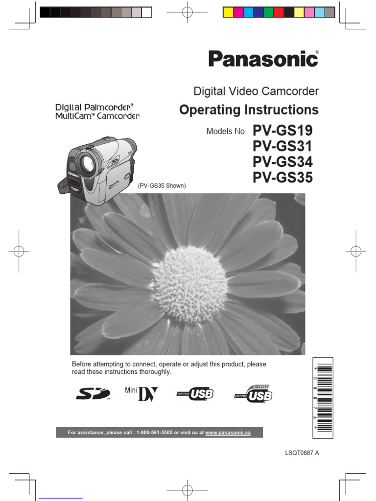 Panasonic Digital Camcorder Manual | PDF | License | Software