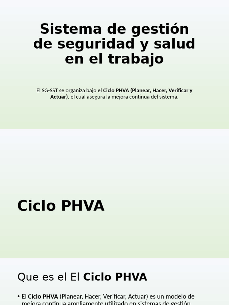 Sistema de Gestión de Seguridad y Salud en (1) | PDF | Valores