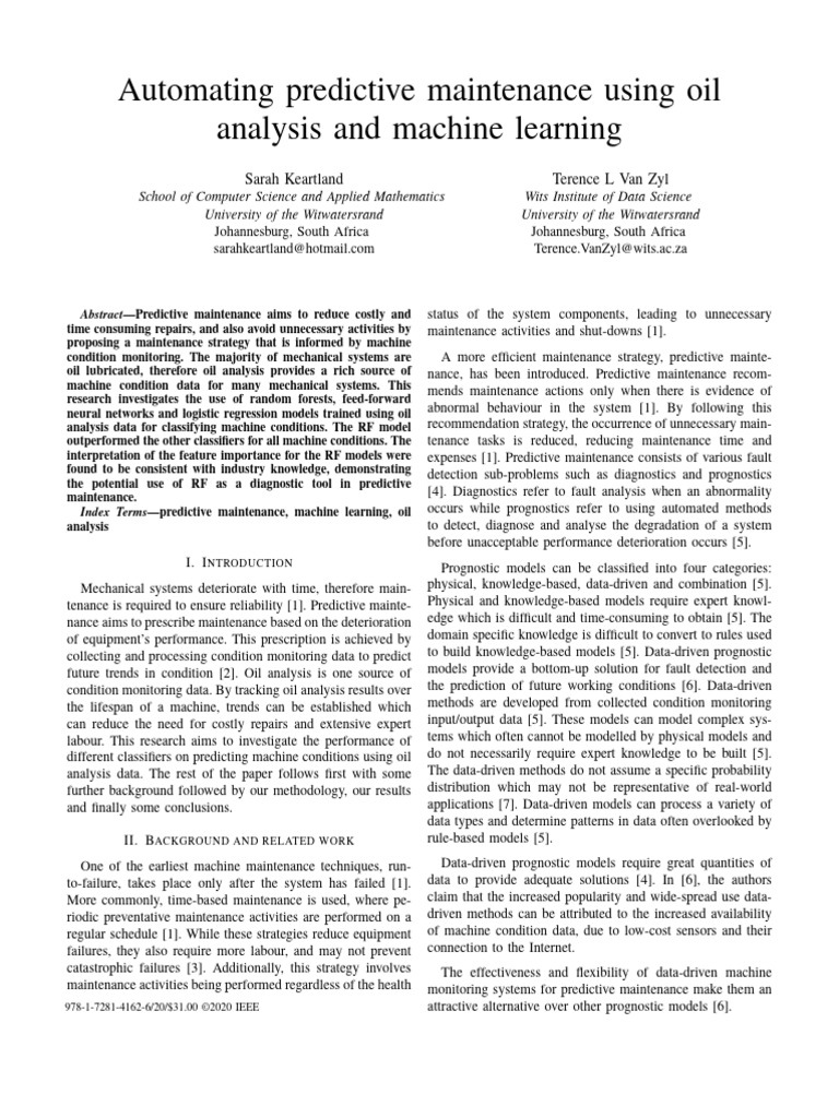 35 - Automating Predictive Maintenance Using Oil Analysis and Machine ...