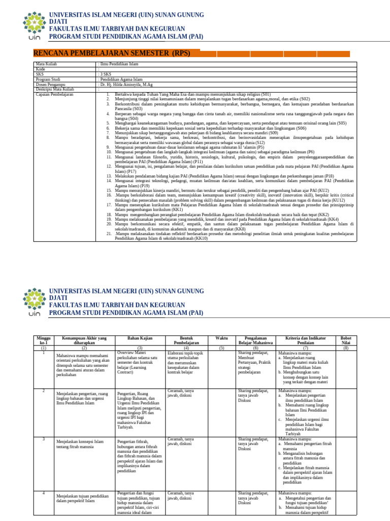 RPS IPI - UIN - New | PDF