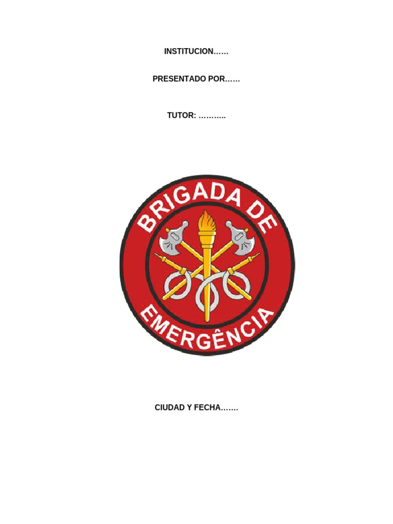 Brigadas de Emergencia | PDF | Seguridad y salud ocupacional | Aparición