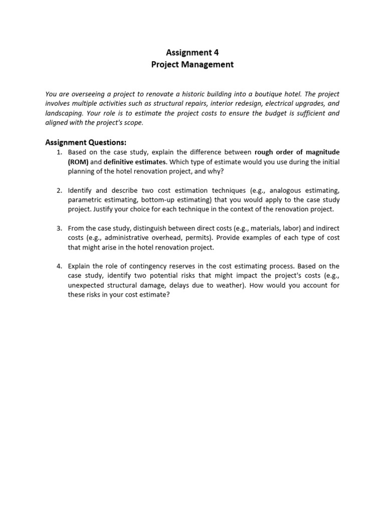 Pm Assignment 4 (2) | PDF